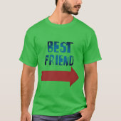 最高のFriendポイント赤 Tシャツ (正面)