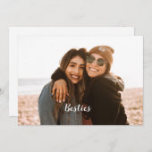 最高のFriend Bestiesカスタム写真 シーズンカード (正面/裏面)