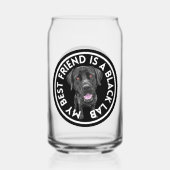 最高のFriend Black Lab ガラス缶 (裏面)