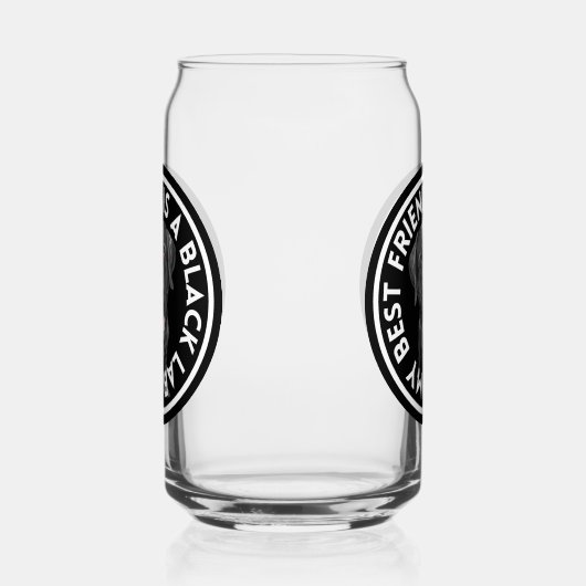 最高のFriend Black Lab ガラス缶 (左)