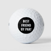 最高のFriend by Par Sports Golfレタリング ゴルフボール (正面)