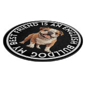 最高のFriend Englishブルドッグ カッティングボード (角)