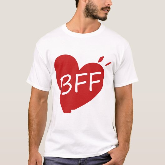 最高のFriend Forever T-Shirt - BFF Matching Tシャツ (正面)