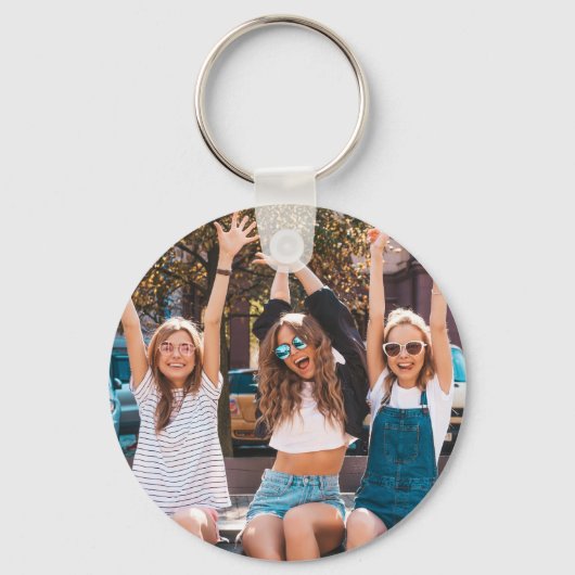 最高のFriend Script BFF写真 キーホルダー (裏面)