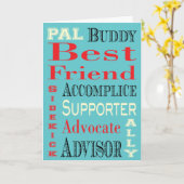 最高のFriend Subway Art カード (黄色い花)