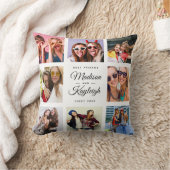 最高のFRIENDSシックモダンInstagramフォトコラージュ クッション (ブランケット)