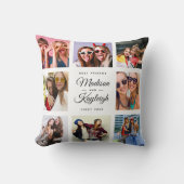 最高のFRIENDSシックモダンInstagramフォトコラージュ クッション (正面)