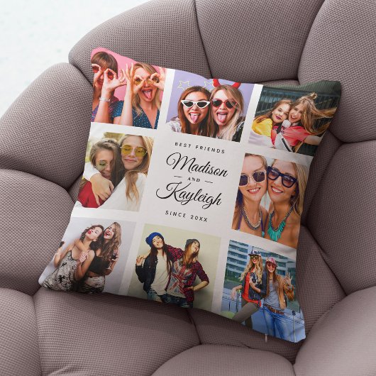 最高のFRIENDSシックモダンInstagramフォトコラージュ クッション