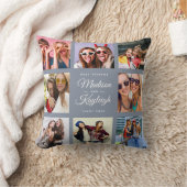 最高のFRIENDSスクリプモダントInstagramフォトコラージュ クッション (ブランケット)