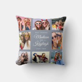 最高のFRIENDSスクリプモダントInstagramフォトコラージュ クッション (正面)