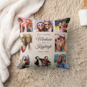 最高のFRIENDSスクリプモダントInstagramフォトコラージュ クッション (ブランケット)