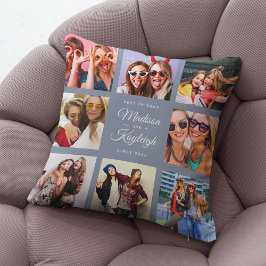 最高のFRIENDSスクリプモダントInstagramフォトコラージュ クッション