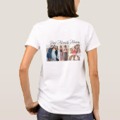 最高のFriends写真Tシャツ Tシャツ (裏面)