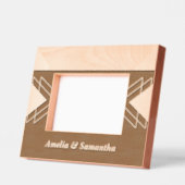 最高のFriends幾何カスタム写真 レーザー彫刻フレーム (左)