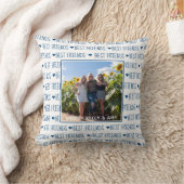 最高のFriends スタイリッシュ Blue Friendship写真 クッション (ブランケット)