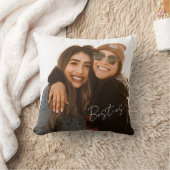 最高のFriends Bestieの写真ガーリー クッション (ブランケット)