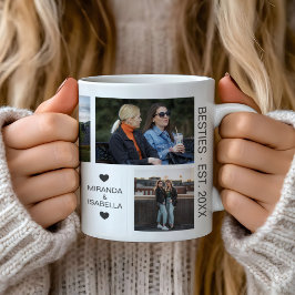 最高のFriends Besties 7 Photo Collage コーヒーマグカップ