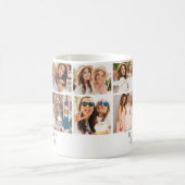 最高のFriends Chic Minimalist BFF写真 コーヒーマグカップ (中央)