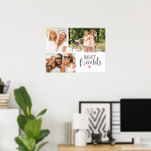 最高のFriends Chic Script Photo ポスター (ホームオフィス)