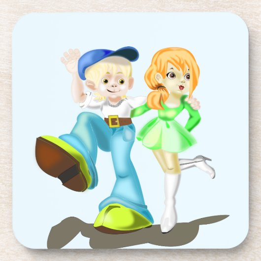 最高のFriends Coaster - Your Color -文字 コースター (正面)