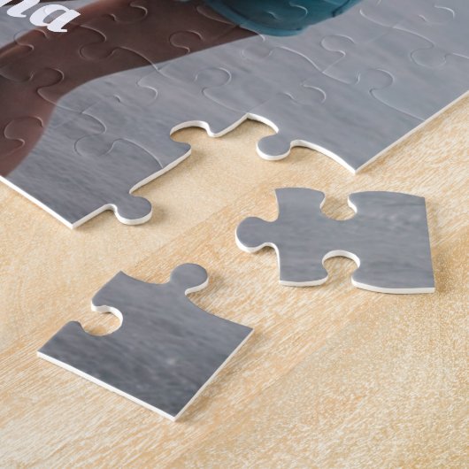 最高のFriends Foreverカスタム写真と名前 ジグソーパズル (側面)