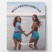 最高のFriends Foreverカスタム写真と名前 フォトプラーク (正面)