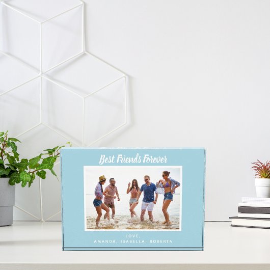 最高のFriends Foreverカスタム写真ライトブルー フォトブロック