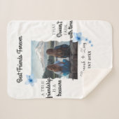 最高のFriends Foreverカスタム写真 シェルパブランケット (正面(横))