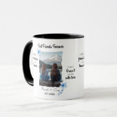 最高のFriends Foreverカスタム写真 マグカップ (正面左)