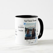 最高のFriends Foreverカスタム写真 マグカップ (正面右)