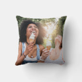 最高のFriends Foreverスクリプトオーバーレイ2写真 クッション (裏面)