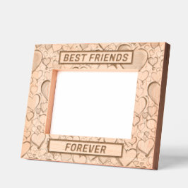 最高のFRIENDS FOREVERハート レーザー彫刻フレーム