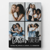 最高のFriends Foreverパーソナライズされた 4フォトコラージュ フォトプラーク (正面)