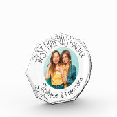 最高のFriends Forever写真名 フォトブロック (左)