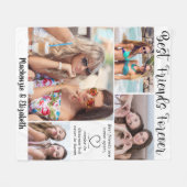 最高のFriends Forever引用文スクリプパーソナライズされたト フリースブランケット (正面(横))