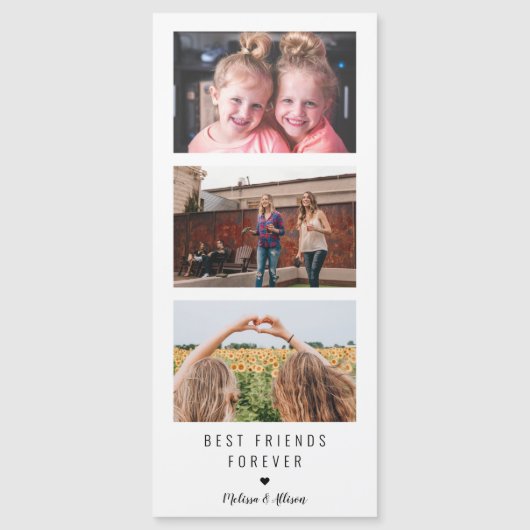 「最高のFRIENDS FOREVER」カスタム文字と3枚 (正面)