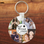 最高のFriends Forever - カスタム 4-Photo Collage キーホルダー (正面)