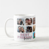 最高のFriends Forever 14モダン Photo Collage コーヒーマグカップ (左)