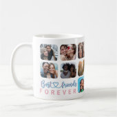 最高のFriends Forever 14モダン Photo Collage Coff コーヒーマグカップ (左)