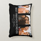 最高のFriends Forever 3フォトコラージギフト アクセントクッション (正面(垂直))