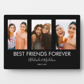 最高のFriends Forever 3フォトコラージギフト フォトプラーク (正面)