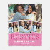 最高のFriends Forever 4写真 フリースブランケット (正面)