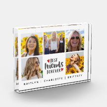 最高のFriends Forever 5 Photo Collage Block