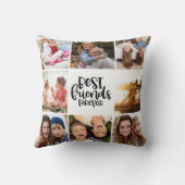 最高のFriends Forever 8 Photo Collage クッション (裏面)