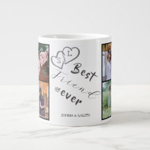 最高のFriends Forever 8-Photo Collage Specialty Mug