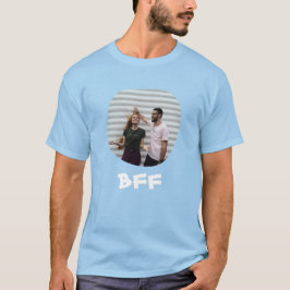 最高のFriends Forever BFFはあなたの正方形の写真をアップロード Tシャツ