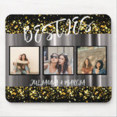 最高のFriends Forever BFFモダン Photo Collage マウスパッド (正面)