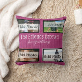 最高のFriends Forever, BFF, ガーリー, Photo Collage クッション (ブランケット)