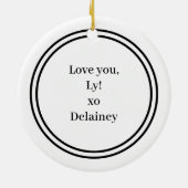 最高のFriends Forever Christmas Photo Year セラミックオーナメント (裏面)