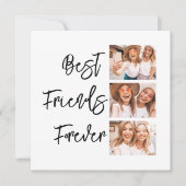 最高のFriends Forever Gift Photo Collageカード (正面)